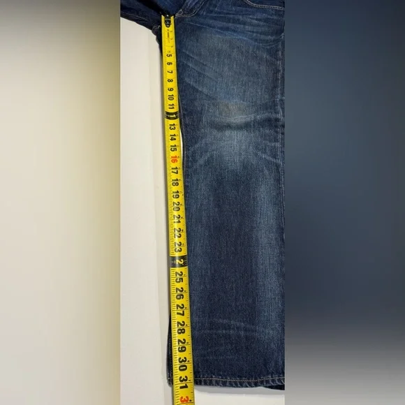 Polo Ralph Lauren Mens Varick Slim Straight Blue Denim Size 36X32 (38X31) Actual - Picture 11 of 12